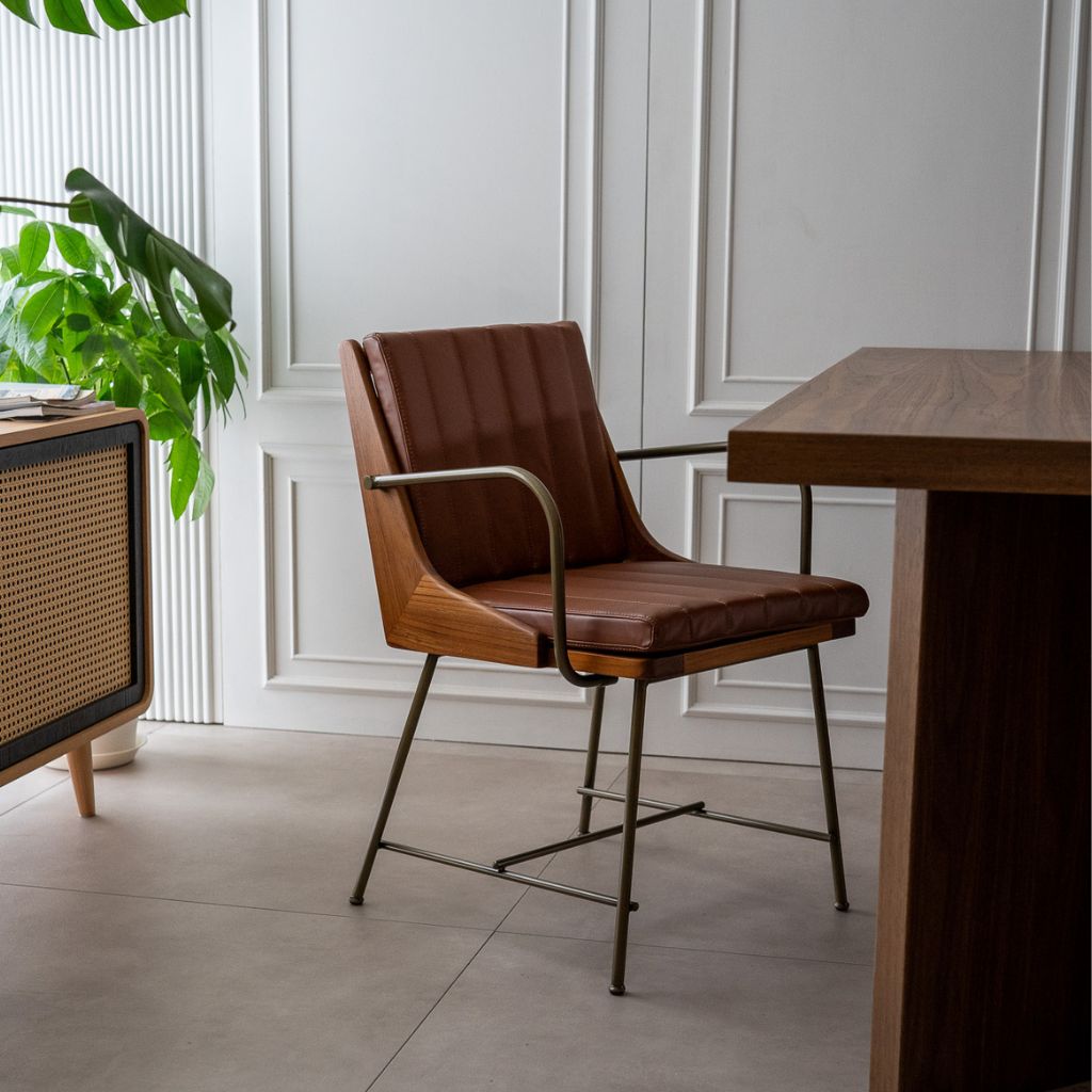 Outlet】Karak Arm Chair Brown / 【アウトレット】カラックアーム