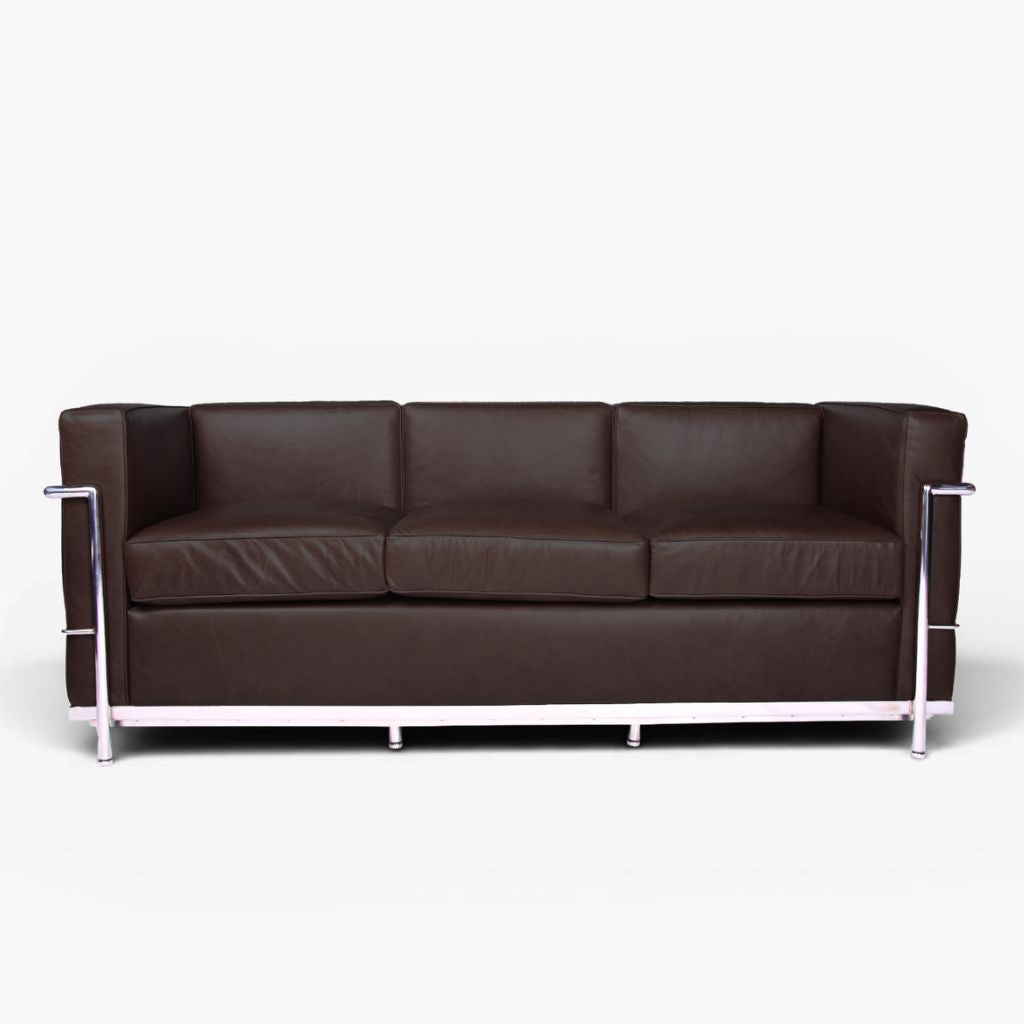 LC2 3Seats Sofa Coffee / LC2 トリプルソファ コーヒー色 ル