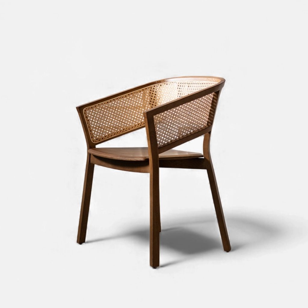 ラタンチェア　ブラウン Bucket Rattan Chair Brown / バケットラタンチェア ブラウン – KuHoN