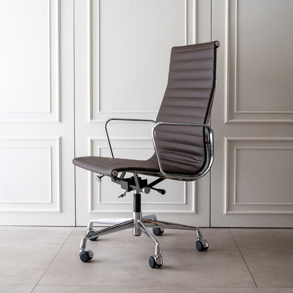 Executive Flat Chair High Darkbrown / エグゼクティブ フラット