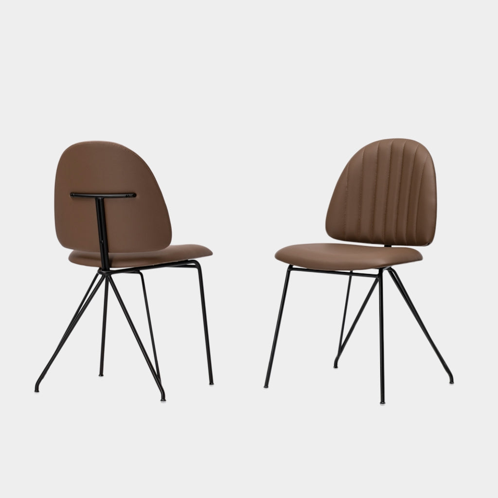 Rumba Dining Chair Brown 2pcs / ルンバダイニングチェア ブラウン 2脚セット – KuHoN