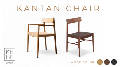 Kantan Chair｜素材の美を活かす、北欧のシンプルデザイン