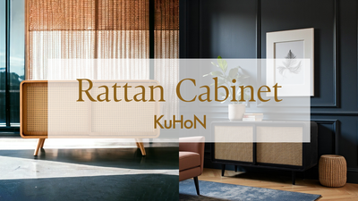 ラタンキャビネットの魅力 — 空間に穏やかな品格を