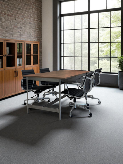 【Modern Office-1】モダンな洗練にインダストリアルの素材感を添えた、都会的でスタイリッシュなワークスペース