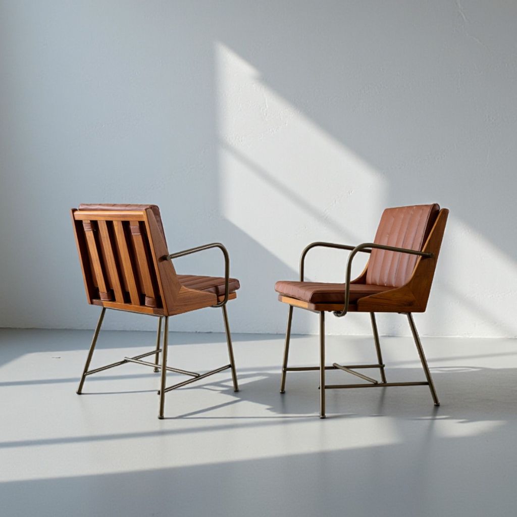 【美品】Karak Arm Chair / カラックアームチェア （1脚） Karak Arm Chair Brown / カラックアームチェア ブラウン – KuHoN