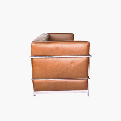 LC2 3Seats Sofa Oil-Leather Tan / LC2 トリプルソファ オイルレザー タン色 ル・コルビュジエ