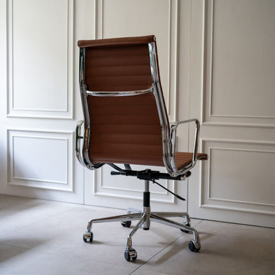 Executive Flat Chair High Brown / エグゼクティブ フラットチェア ハイ ブラウン アルミナムチェア