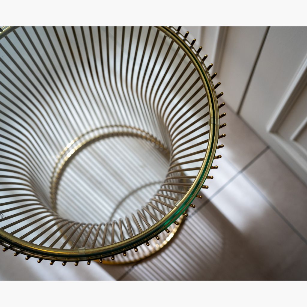 Platner Side Table Glass Gold / プラットナーサイドテーブル Platner Side Table Glass Gold / プラットナーサイドテーブル