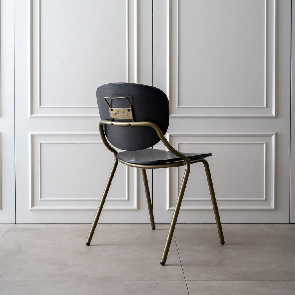 Alpha Chair Black 2pcs / アルファチェア ブラック 2脚セット – KuHoN