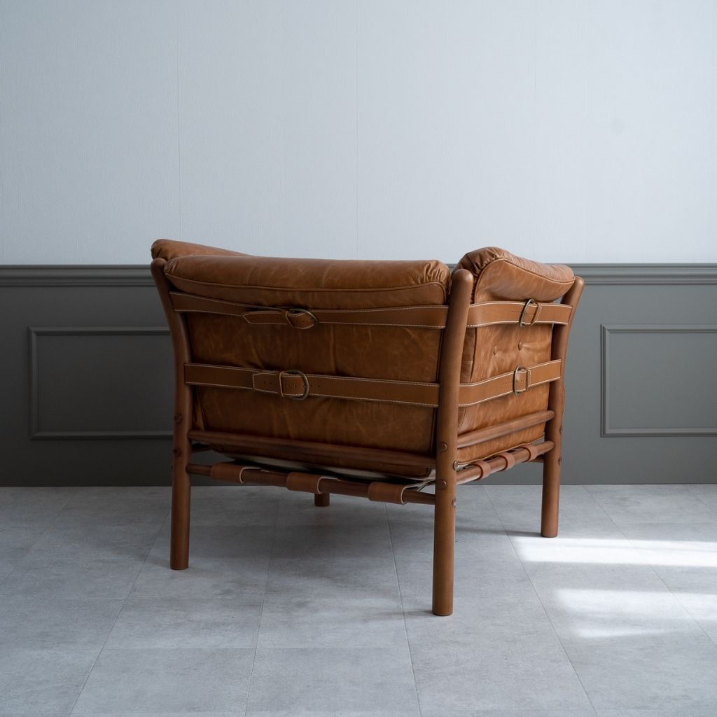 Ilona Armchair Type-A Oil-leather / イローナアームチェア タイプA オイルレザー アルネ・ノレル