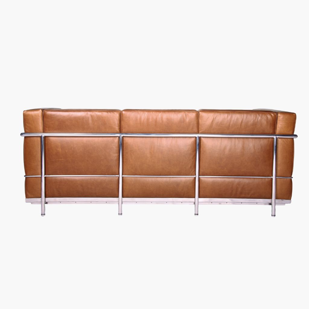 LC2 3Seats Sofa Oil-Leather Tan / LC2 トリプルソファ オイルレザー タン色 ル・コルビュジエ