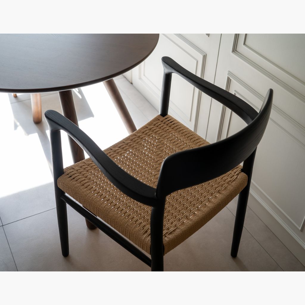 56 Arm Chair Paper Code Black /  56アームチェア パーパーコード仕様 ブラック ニールス・モラー