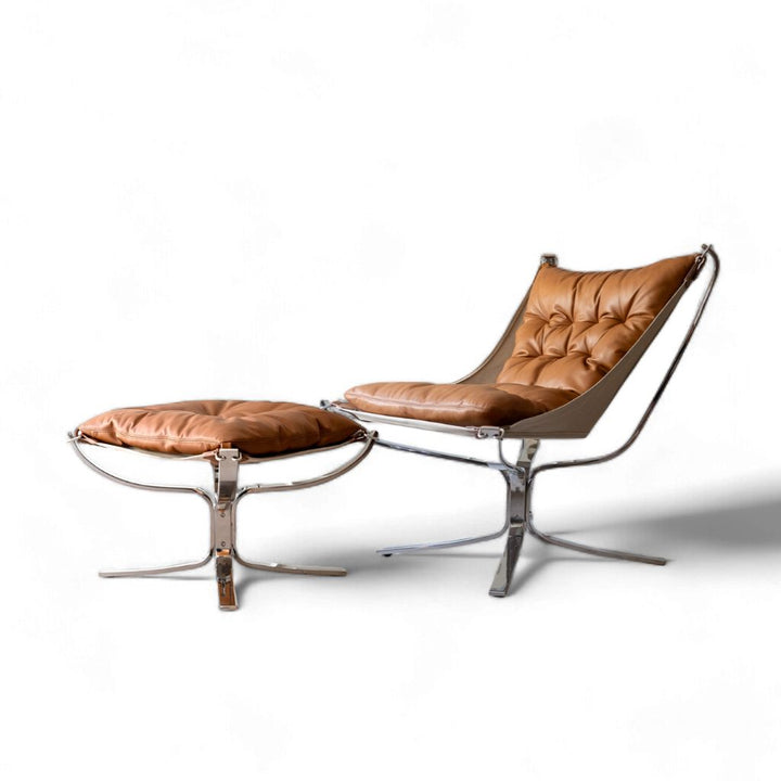 Falcon Chair Low-Type Oil-Leather / ファルコンチェア ロー