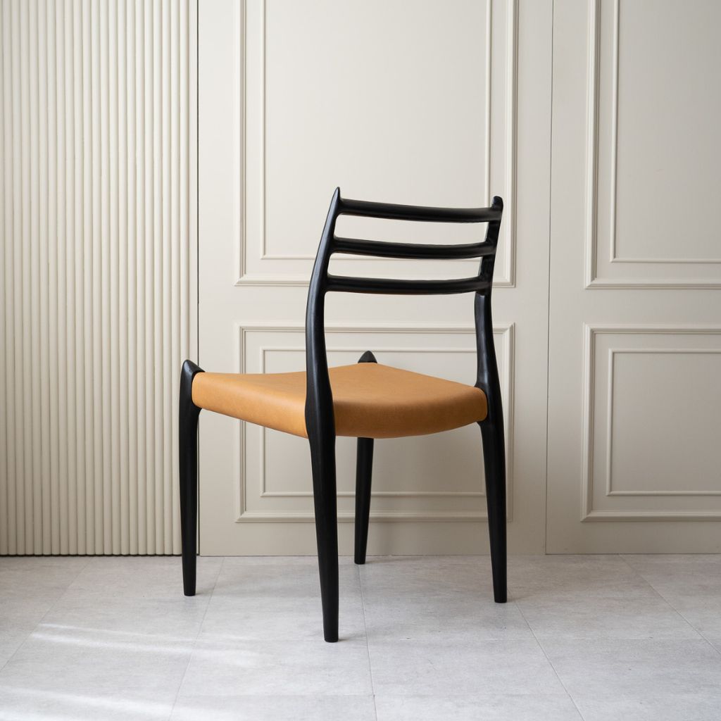 【Outlet】Dining Chair No.78 Black / 【アウトレット】ダイニングチェア No.78 ブラック ニールス・モラー