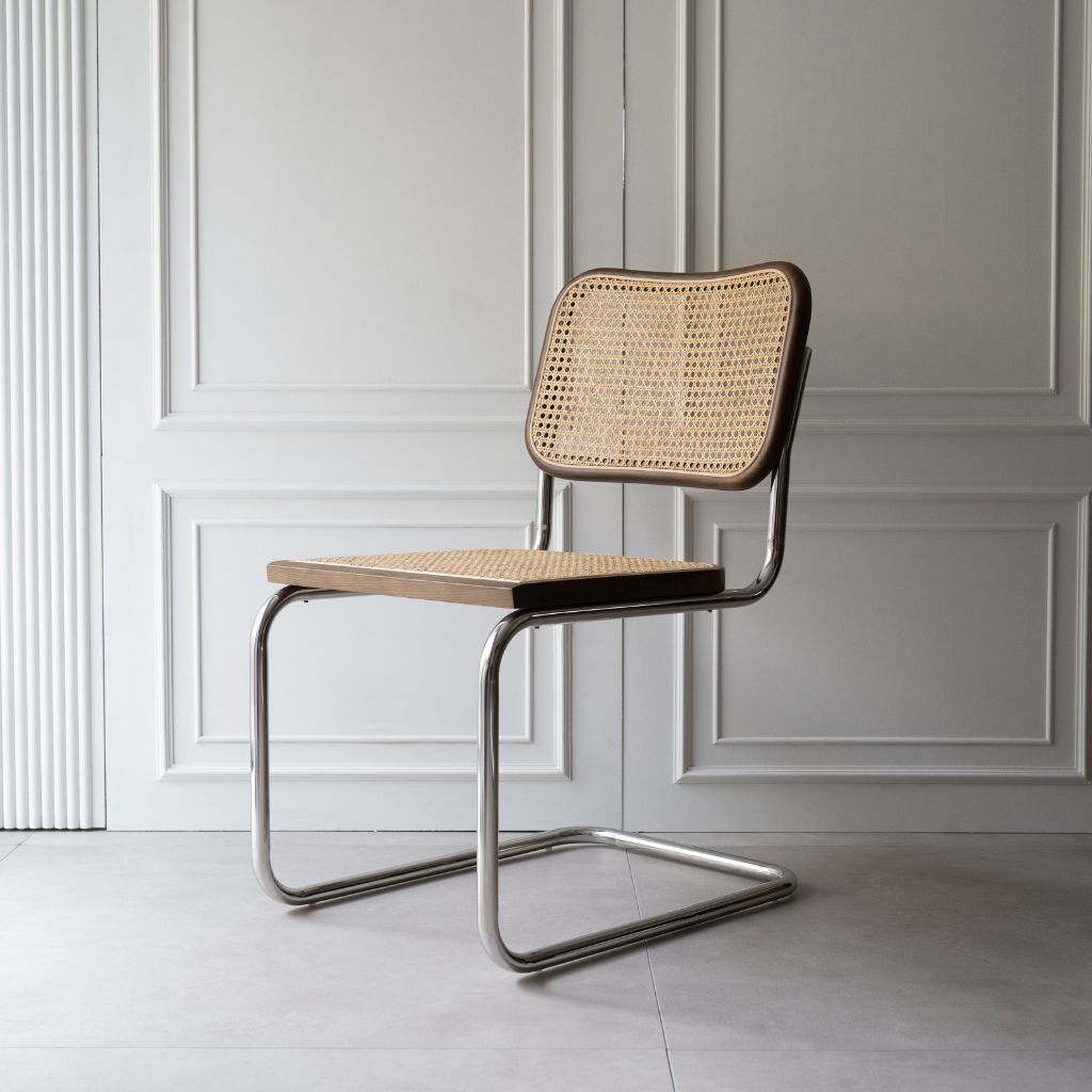 【Outlet】Cesca Armless Chair Brown / 【アウトレット】チェスカアームレスチェア ブラウン カンチレバー マルセル・ブロイヤー