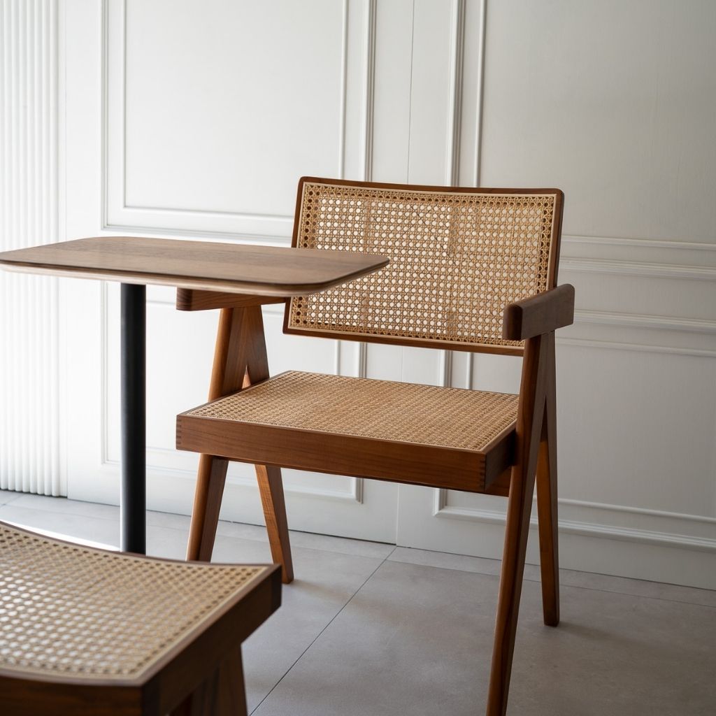 【Outlet】V-leg Office Chair  PH28 Teak /【アウトレット】 Vレッグオフィスチェア チーク  ピエール・ジャンヌレ