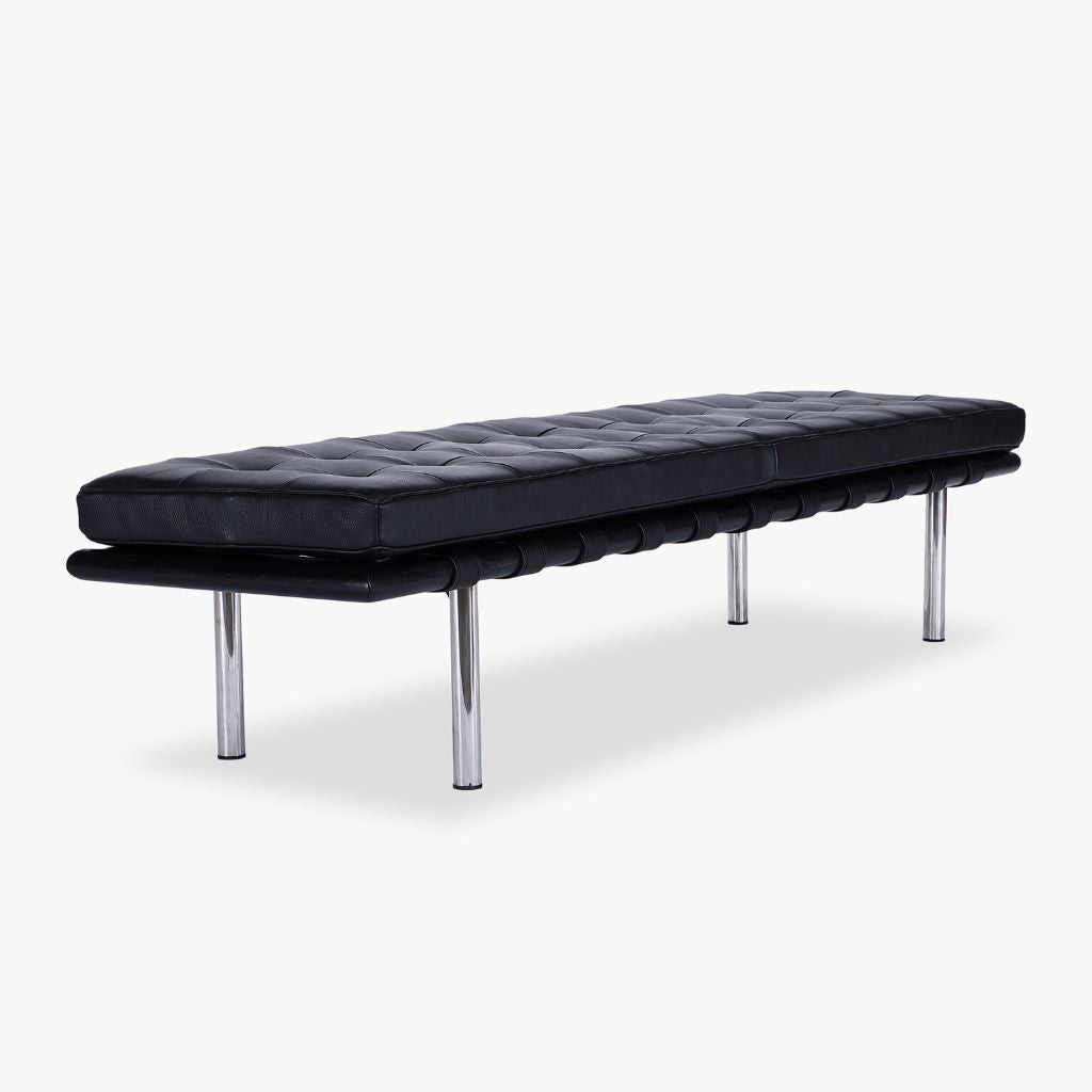 Barcelona Bench 3Seats L-size Black (Black Wood) / バルセロナベンチ 3シート Lサイズ ブラック（ブラックウッド） ミース・ファン・デル・ローエ