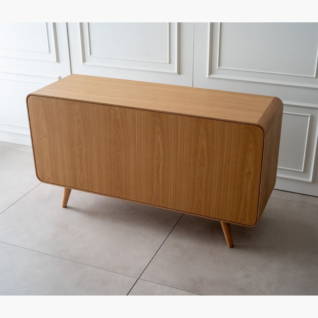 Rattan Cabinet Slide Door Natural / ラタンキャビネット 引き戸仕様