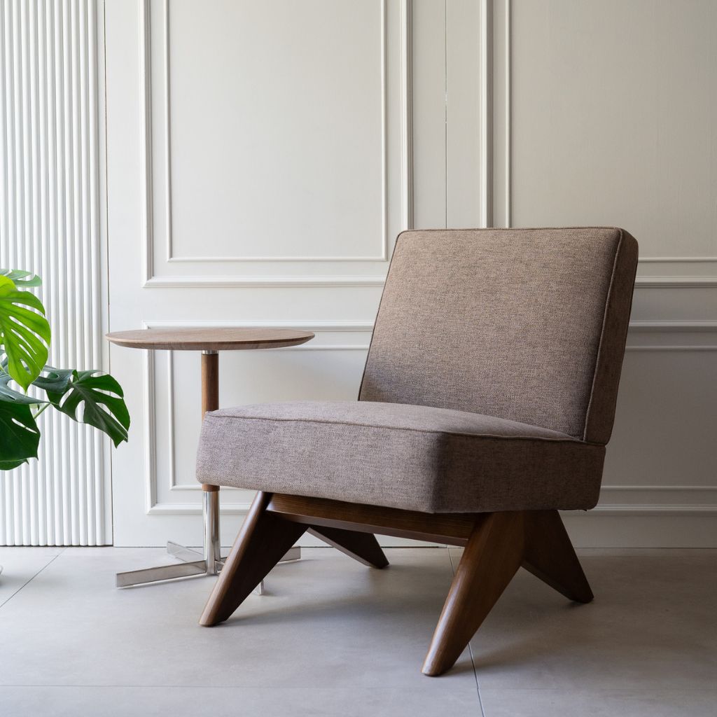PH361 Armless Chair Tea / PH361 アームレスチェア ティー色 ファブリック ピエール・ジャンヌレ