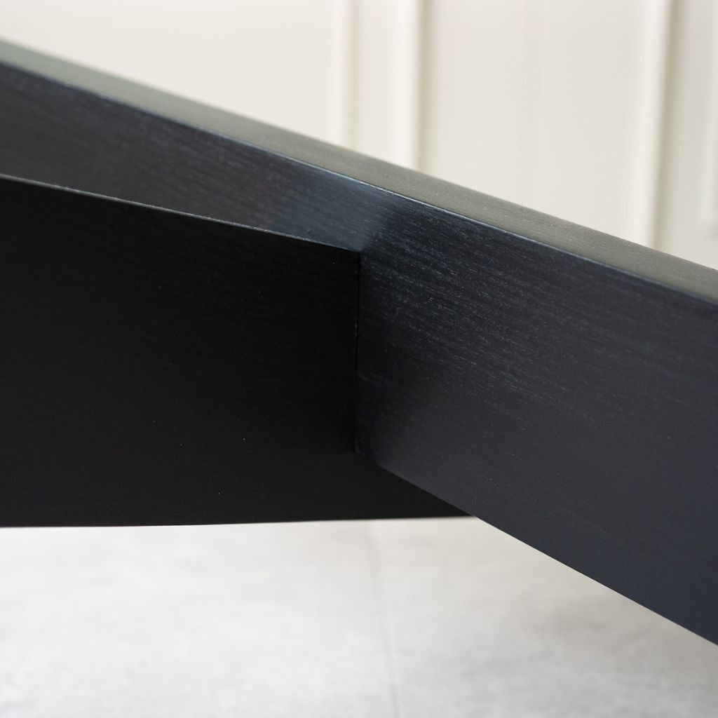 Cross Coffee Table Black Glass-Top / クロスコーヒーテーブル Cross Coffee Table Black Glass-Top / クロスコーヒーテーブル