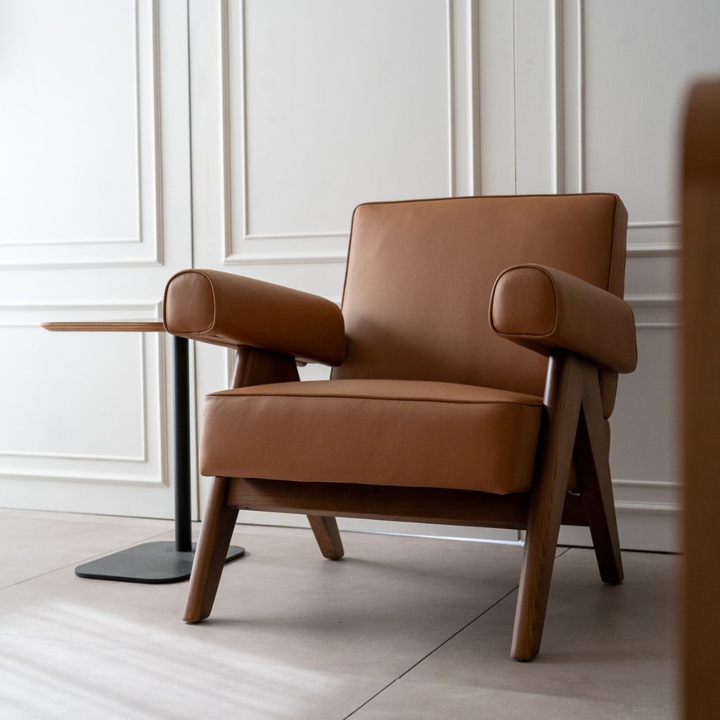 PH321 Easy Armchair Brown（Brown Wood） / PH321 イージーアームチェア ブラウン（ブラウンウッド） –  KuHoN