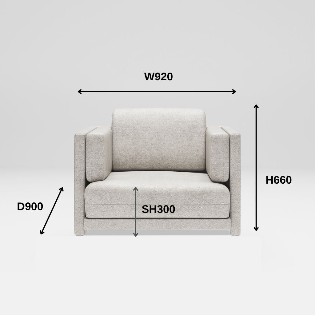 Personal Sofa 1Seat Light Gray / パーソナルソファ シングル ライトグレー