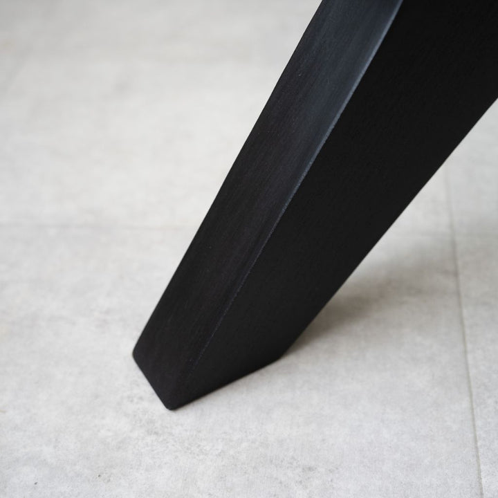 Cross Coffee Table Black Glass-Top / クロスコーヒーテーブル