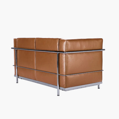 LC2 2 Seats Sofa Oil-Leather Tan / LC2 ダブルソファ オイルレザー タン色 ル・コルビュジエ
