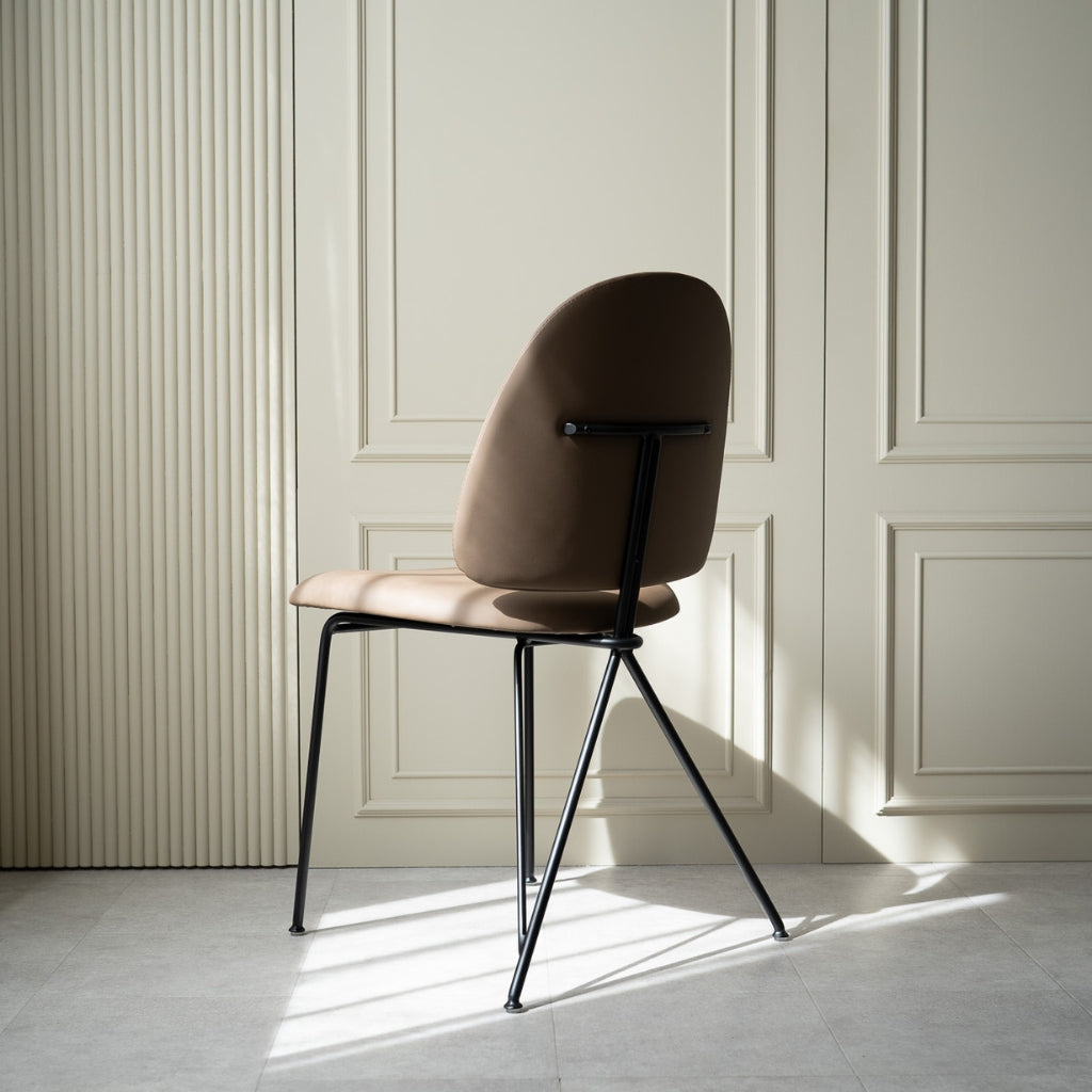 【Outlet】Rumba Dining Chair Brown  / 【アウトレット】ルンバダイニングチェア ブラウン