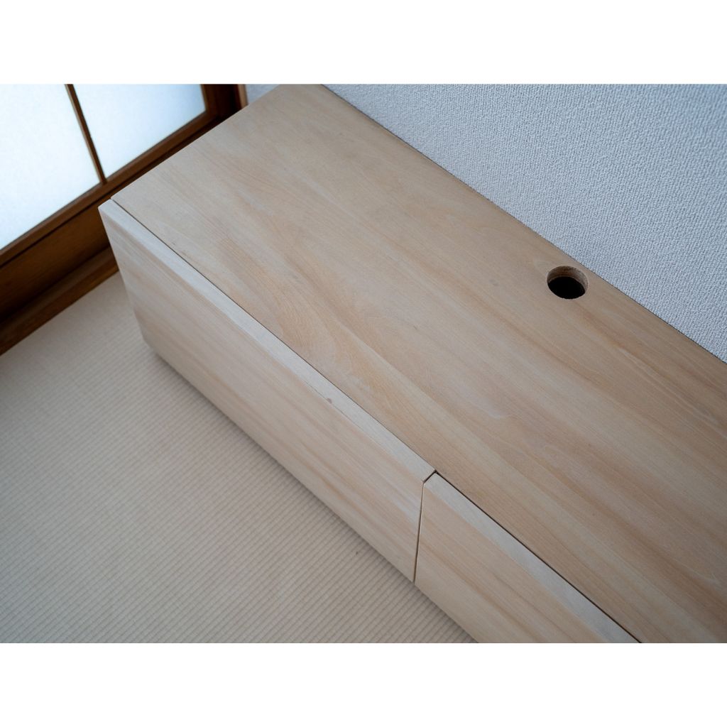 Basswood TVboard Width Size Order / シナテレビボード  幅サイズオーダー可能（w120〜160cm）