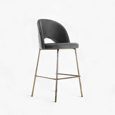 Petal Bar Chair (Gold Frame) Dark Gray / ペタルバーチェア（ゴールドフレーム） ダークグレー色