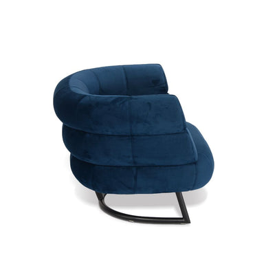 BIBENDUM CHAIR Fabric Blue / ビバンダムチェア ファブリック ブルー色 アイリーン・グレイ