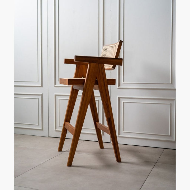 High Rattan Chair Teak / ハイラタンチェア チーク – KuHoN