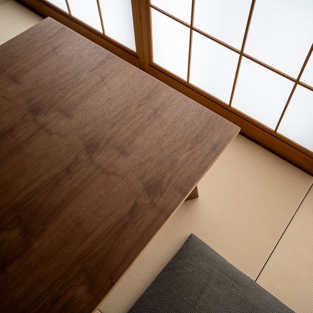 Cross Coffee Table Wood-Top Brown  / クロスコーヒーテーブル 木製天板 ブラウン