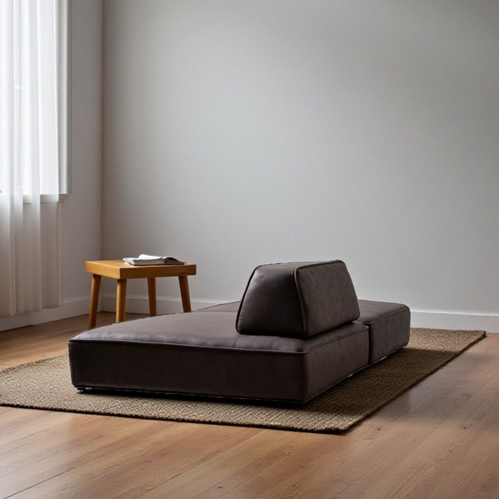 Grida Sofa Low Brown - Flat Unit / グリーダソファ ロー 脚なし ブラウン - 背もたれなし