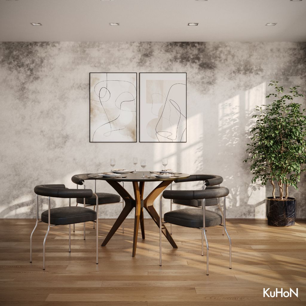 Center Arm Chair Black / センターアームチェア ブラック – KuHoN Center Arm Chair Black / センターアームチェア ブラック – KuHoN