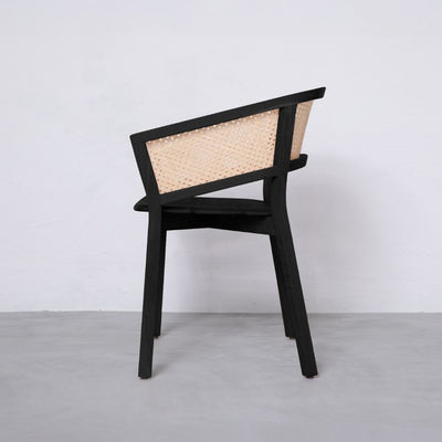 Bucket Rattan Chair Black / バケットラタンチェア ブラック