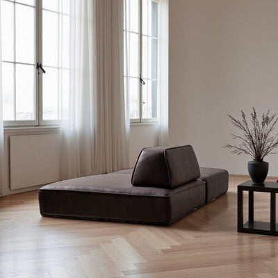 Grida Sofa Low Brown - Back Unit / グリーダソファ ロー 脚なし ブラウン - 背もたれ付き