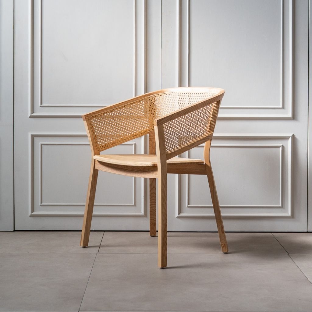 Bucket Rattan Chair Natural / バケットラタンチェア ナチュラル – KuHoN