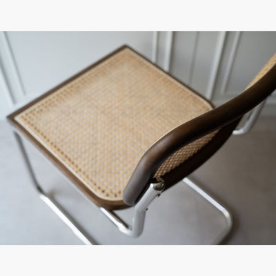 【Outlet】Cesca Armless Chair Brown / 【アウトレット】チェスカアームレスチェア ブラウン カンチレバー マルセル・ブロイヤー