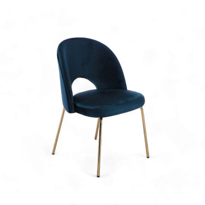 Petal Dining Chair (Gold Frame) Blue / ペタルダイニングチェア（ゴールドフレーム） ブルー色