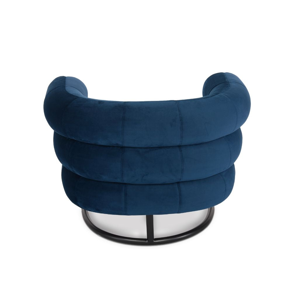 BIBENDUM CHAIR Fabric Blue / ビバンダムチェア ファブリック ブルー色 アイリーン・グレイ