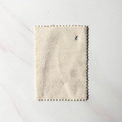 Velvet Sample White Ivory / ベルベット生地 サンプル ホワイトアイボリー色