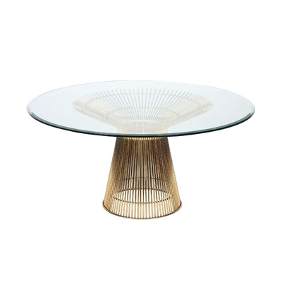 Platner Dining Table Glass Gold / プラットナー ダイニングテーブル ガラス ゴールド ウォーレン プラットナー