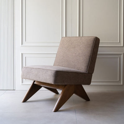 PH361 Armless Chair Tea / PH361 アームレスチェア ティー色 ファブリック ピエール・ジャンヌレ