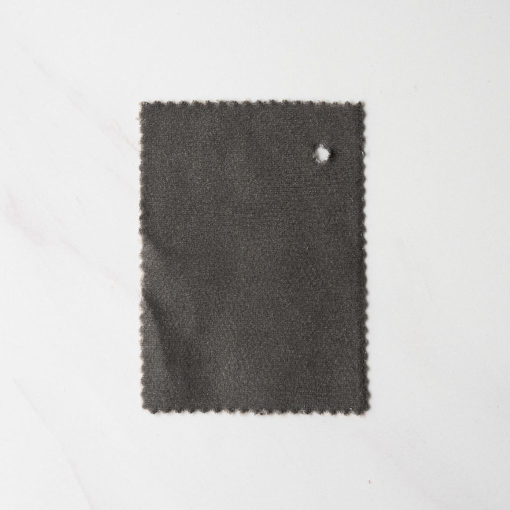 Velvet Sample Dark Gray / ベルベット生地 サンプル ダークグレー色