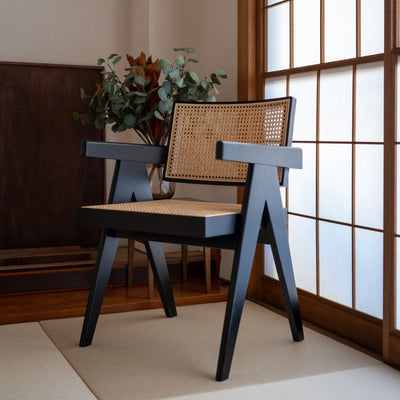 【Outlet】V-leg Office Chair PH28 Black / 【アウトレット】Vレッグオフィスチェア ブラック ピエール・ジャンヌレ