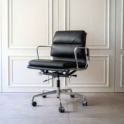 Management Soft Pad Chair Black / マネイジメント フラットチェア ソフトパッド ブラック アルミナムチェア