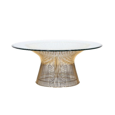 Platner Coffee Table Glass Gold / プラットナー コーヒーテーブル ガラス ゴールド ウォーレン プラットナー