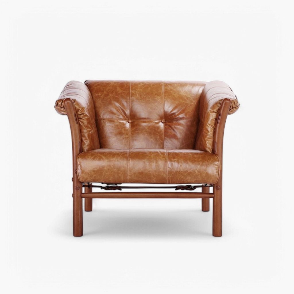 Ilona Armchair Type-A Oil-leather / イローナアームチェア タイプA オイルレザー アルネ・ノレル